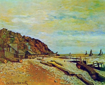  boat Painting - Boatyard near Honfleur Claude Monet